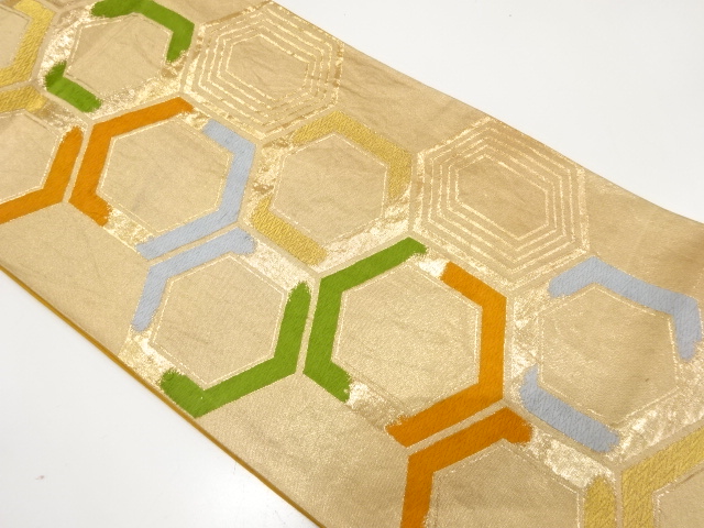 Japanese Kimono / Antique / Fukuro Obi Silk